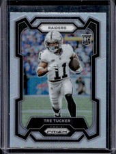 2023 Panini Prizm Tre Tucker RC Silver Rookie #362 Raiders