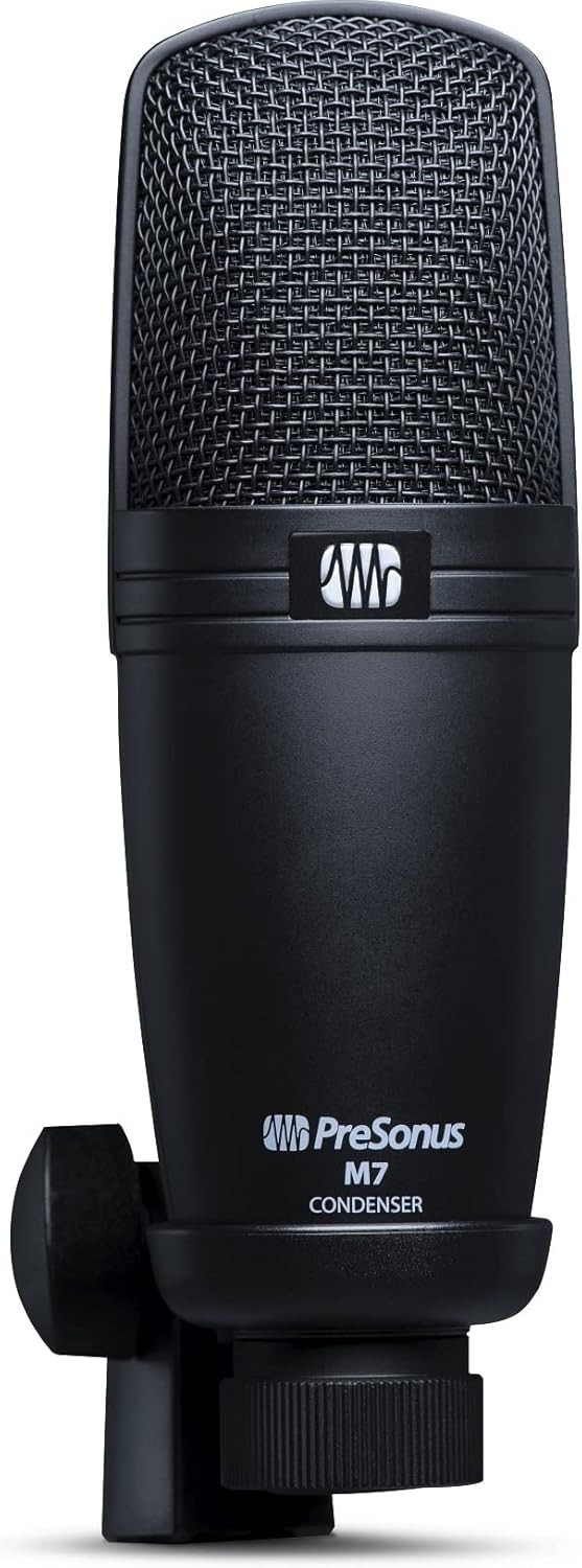 PreSonus M7 Condenser Microphone XLR Cardioid Studio Mic Kit Podcast