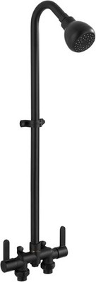 Outdoor Shower Fixtures, 31'' Exposed Shower System with Shower Head, 2-Handle O