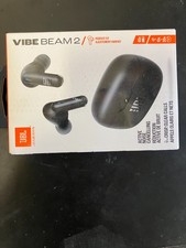 JBL Vibe Beam 2 True Wireless ANC Earbuds Bluetooth 5.3 Black NEW NEVER USED