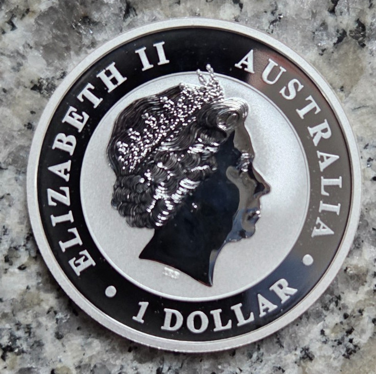 Australia 1 Dollar 2014 in Proof 1 oz. Fine Silver - Stock Horse - With Certificate,