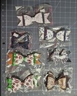 Handmade Faux Leather Hair Bows - Set of 7 — photo 1