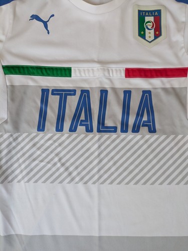 ITALY 2016 2017 TRAINING FOOTBALL SHIRT SOCCER JERSEY PUMA 748851 Men’s Small - Picture 4 of 9