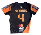 LANDO NORRIS Hand Signed MCLAREN Official T-Shirt Motors F1 CHAMPION Proof/COA