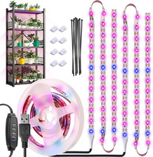 Grow Lights for Indoor Plants  120 Leds Waterproof Led Grow Lights Full Spectrum,