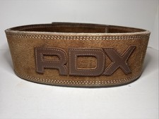 PREMIUM Weight Power Lifting Seude  Chrome Color Lever Pro Belt Gym 46  L X 4  H