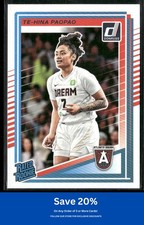 Te-Hina Paopao Rookie 2025 Donruss WNBA #91 Atlanta Dream E74