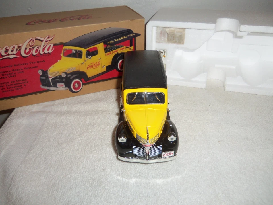 1998 Ertl "1947 Dodge - Coca-Cola Canopy Delivery Van" Diecast Bank (1/25th) - Image 3 of 4