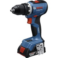 Bosch Akku-Bohrschrauber GSR 18V-65 Professional Solo, 18Volt (Blau, Ohne Akku
