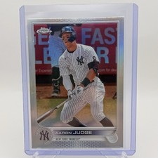 2022 Topps Chrome Aaron Judge #99 Silver Refractor New York Yankees