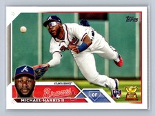 2023 Topps Michael Harris II #226 RC Rated Rookie Card San Diego Padres HOF. rookie card picture