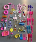 Massive Vintage Lot of Barbie Doll Accessories Brushes Hangers Over 50 Items