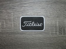 Pro Golf Black/White Embroidered Iron On Patch 3" x 2"