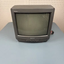 Vintage Sony Trinitron KV-13M30 13" CRT Retro Gaming TV - Tested and Working