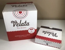 Scentsy VELATA Fun Fondue Maraschino Curve WARMER & LID Open Box Red