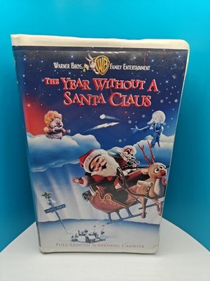 YEAR WITHOUT A SANTA CLAUS VHS RARE Screening Copy CLAMSHELL