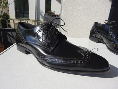 HUGO BOSS 50203442 Herren Business Goodyear Schuhe Leder Italy Gr.46(UK12) Neu - Bild 1 von 4