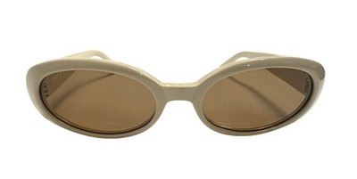 DMY by DMY Valentina Oval Sunglasses in Cream