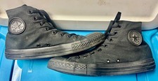 US/M/10 Converse Chuck Taylor All Star Black Monochrome High Top Shoes Sneakers