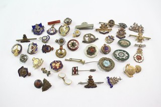 Mixed Military Pin Lapel Badges Kings Crown Navy R.A Catering Corp Collection