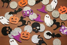 HALLOWEEN Glitter CONFETTI Party Table Scatter Choose Design and Package Amount