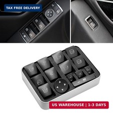 Inner Door Power Window Switch Button Covers Trim Sticker Replacement