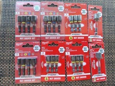 Milwaukee Tool Shockwave Magnetic Nut Driver Lot Of 23 Pieces New 