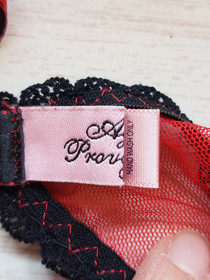 Cadolle Paris & Agent Provocateur Black Corset & Red Bottom Set