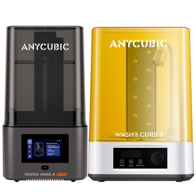 ANYCUBIC 120mm/s Photon Mono 4 Ultra 10K LCD 3D Printer Resin + Wash&Cure 3