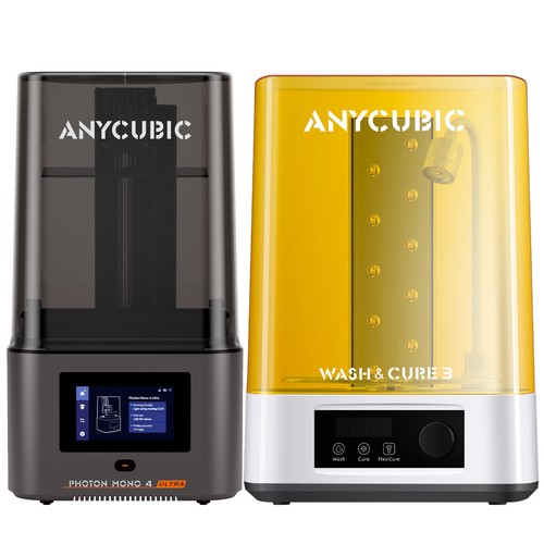 ANYCUBIC 120mm/s Photon Mono 4 Ultra 10K LCD 3D Printer Resin + Wash&Cure 3