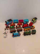 Lot Of 22 Thomas The Tank Engine Diecast Motorized Train Lot