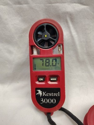 Kestrel 3000 Pocket Weather Meter Wind Speed Temperature Humidity w/ Case