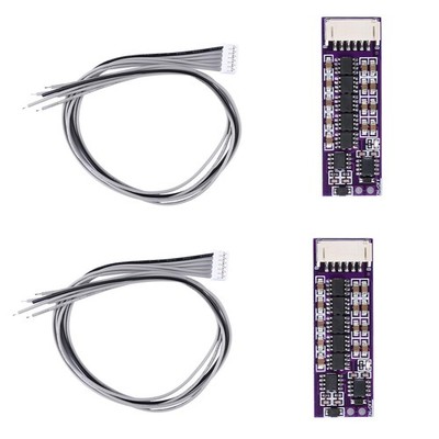 2PCS BMS 1.5A 5S Li-ion Lifepo4 Lithium Battery Active Equalizer Balancer Board