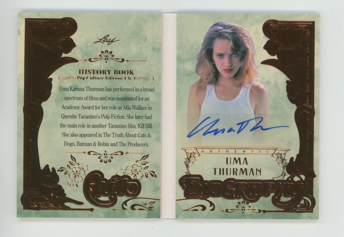 uma thurman autograph products for sale | eBay