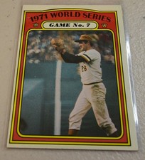1972 Topps #229 1971 World Series Game No. 7
