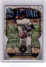 2023 Bowman Chrome #BCP-206 Jadher Areinamo Prospects Speckle Refractor #/299