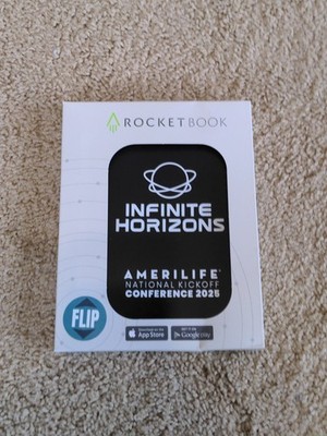 Rocketbook Flip with Pilot Frixion Pen and Cloth Executive Size 