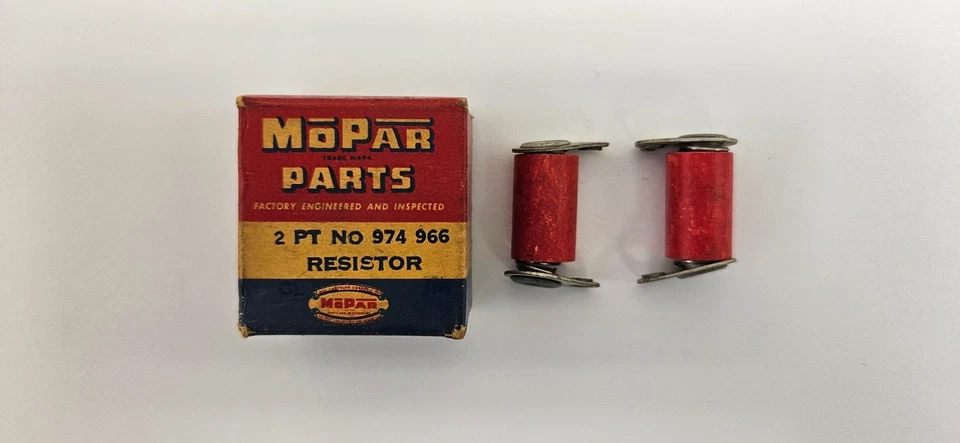 Resistencia interruptor de calefacción Desoto Chrysler Dodge Plymouth 1942-1948 974966 Nuevo de Lote Antiguo Foto 2 de 4