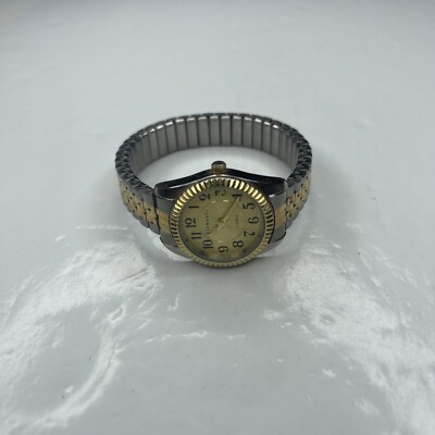 E Elements Two Tone Stretch Retro ELE008 012 Japan Oyster Stainless Untested