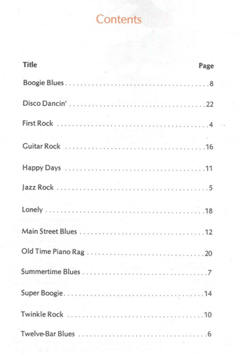Pop Piano Styles Solo Songbook Level I Bastien 1980 Blues Jazz Rock Rag Disco - Picture 3 of 6