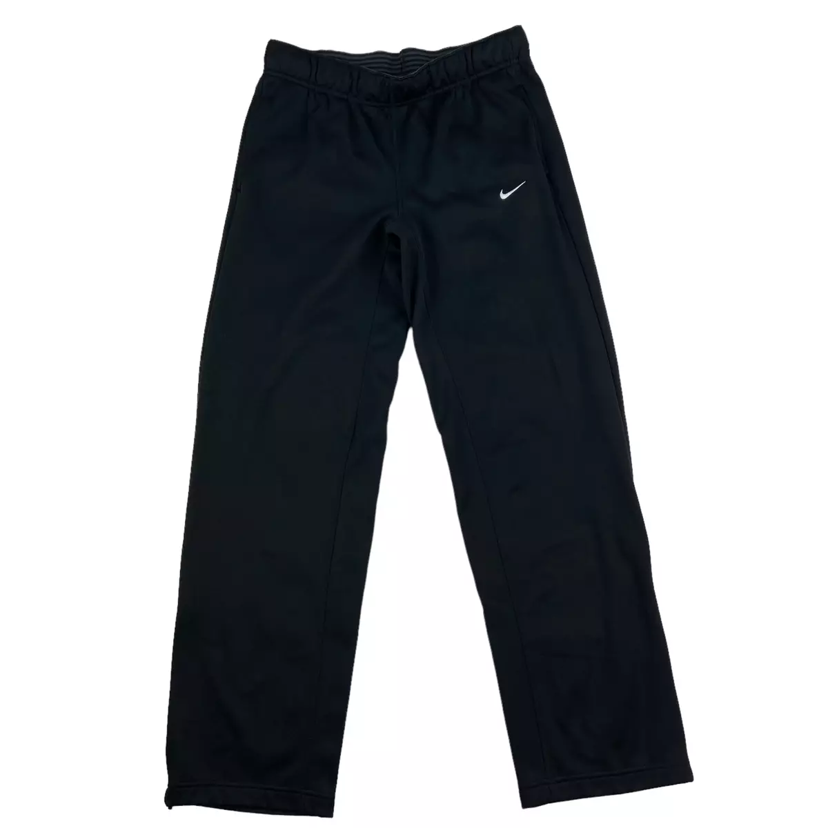 Nike Therma-Fit Men's Sweatpants Straight Leg Track Pants Black Size S  424171