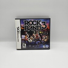 Rock Band 3 (Nintendo DS, 2010) EA Harmonix, MTV Games - CIB