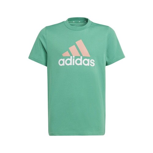 Tshirts Ausbildung Junge Adidas Big Logo Tee JR IB8776 Grün - Bild 1 von 2