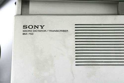 Sony Micro Cassette Dictator Transcriber Model BM-750 Various Speed PARTS ONLY - Picture 3 of 12