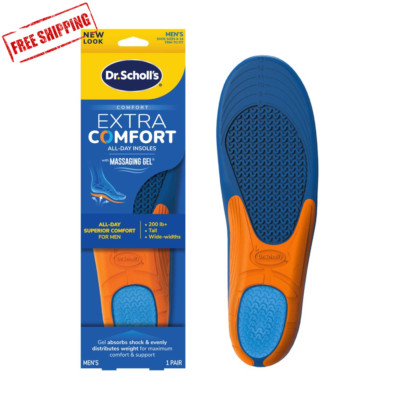 Dr Scholls Shoe Insoles EXTRA Arch Support Massaging Gel Mens