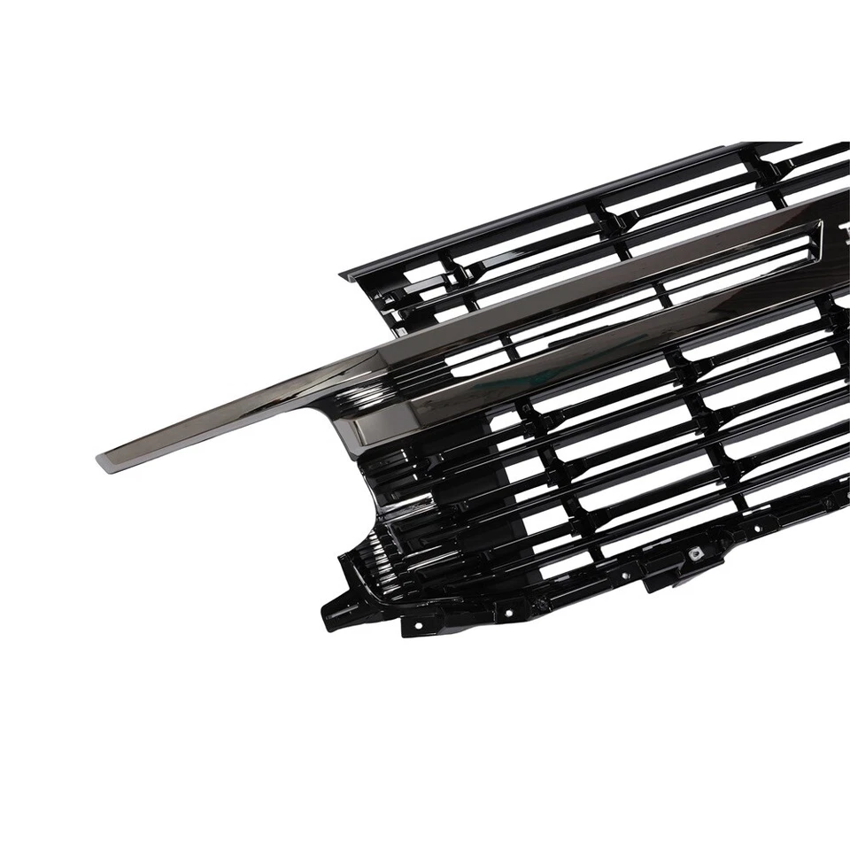 For 2021-2024 Chevrolet Tahoe / Suburban HC Style Front Grille Gloss Black Foto 3 de 4