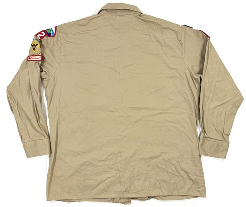 Vintage Boy Scouts Of America BSA Mens Official Shirt Size XL Long Sleeve USA - Picture 2 of 8