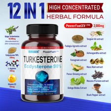 Turkesterone Supplement Max Purity 98 Extract Boost endurance and stamina