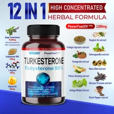 Turkesterone Supplement (Max Purity 98% Extract) Boost endurance and stamina