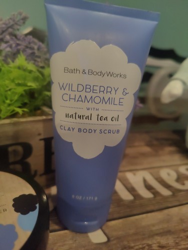 Bath & Body Works Wildnerry & Chamomile Whipped Body Butter & Clay Scrub NEW - Picture 3 of 8